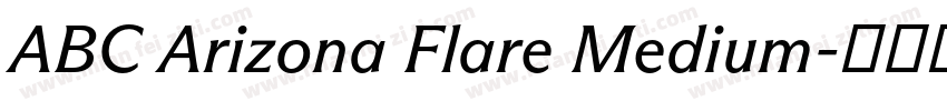ABC Arizona Flare Medium字体转换